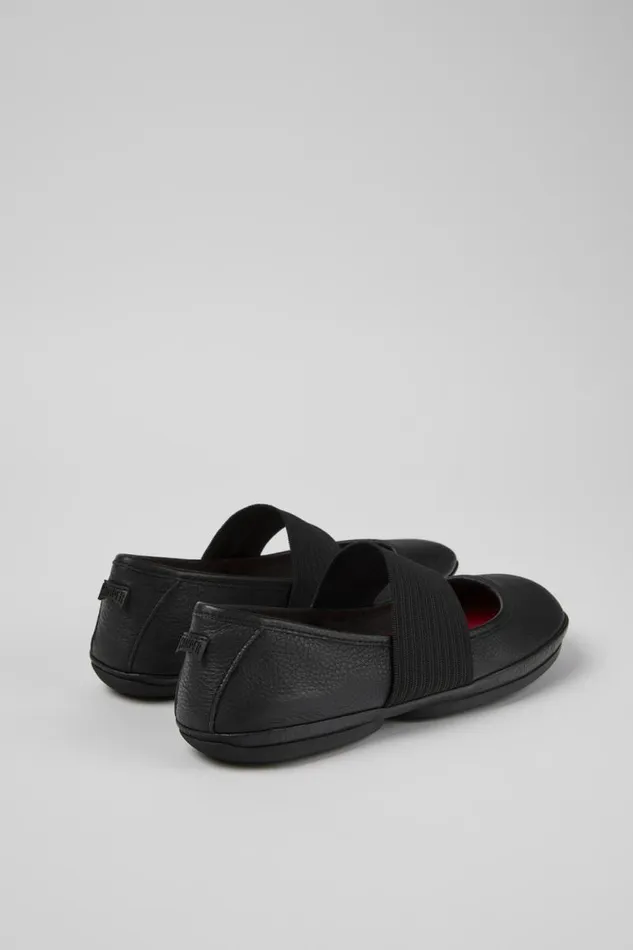 Ballerinas Women Camper Right Black Leather Ballerina