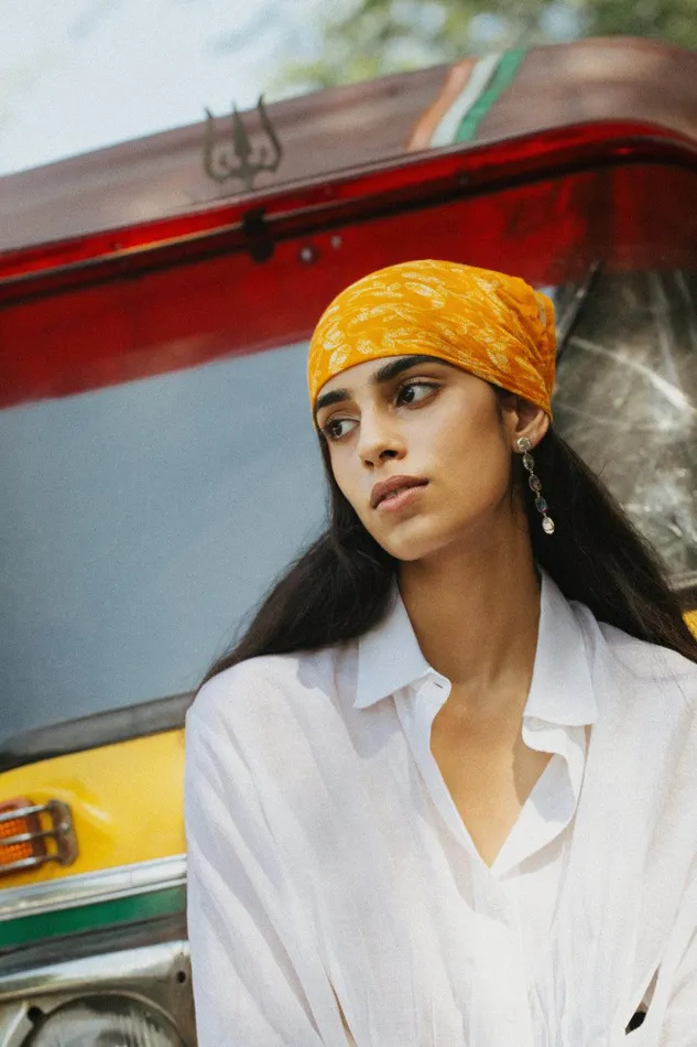 Bandana Marigold Paisley Women Chan Luu Bandanas