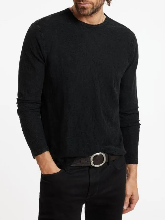 BEACON CREWNECK Black Clothing John Varvatos Sweaters