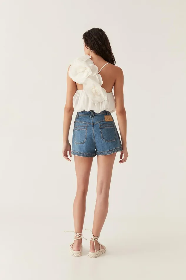 Belmond Denim Short 90039s Wash Women Aje Shorts