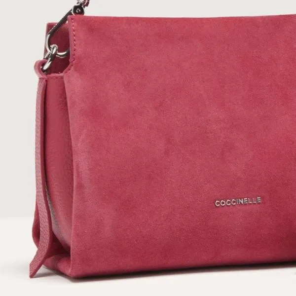 Boheme Suede Bimaterial Small Rosewood Women Coccinelle Top Handle Bag Boheme Suede Bimaterial Small Rosewood Women Coccinelle Top Handle Bag