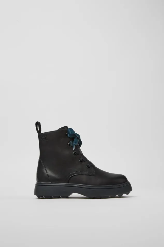 Boots Kids Camper Norte Black Leather Ankle Boots Boots Kids Camper Norte Black Leather Ankle Boots