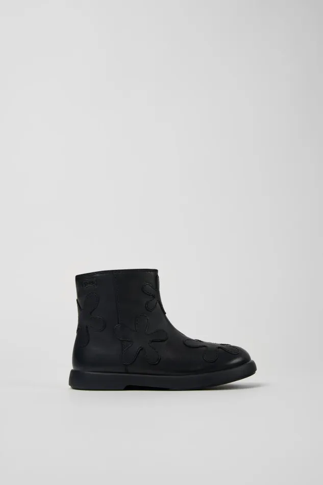 Boots Kids Camper Twins Black Leather Boots Boots Kids Camper Twins Black Leather Boots