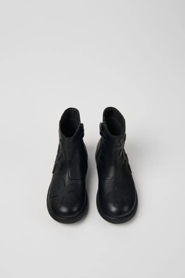 Boots Kids Camper Twins Black Leather Boots Boots Kids Camper Twins Black Leather Boots