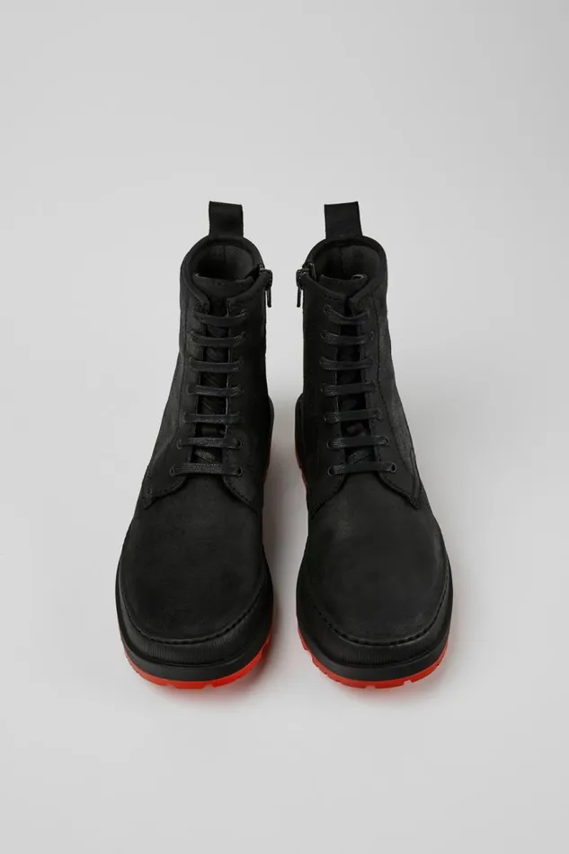 Boots Women Camper Brutus Trek MICHELIN Black Nubuck Ankle Boots Boots Women Camper Brutus Trek MICHELIN Black Nubuck Ankle Boots