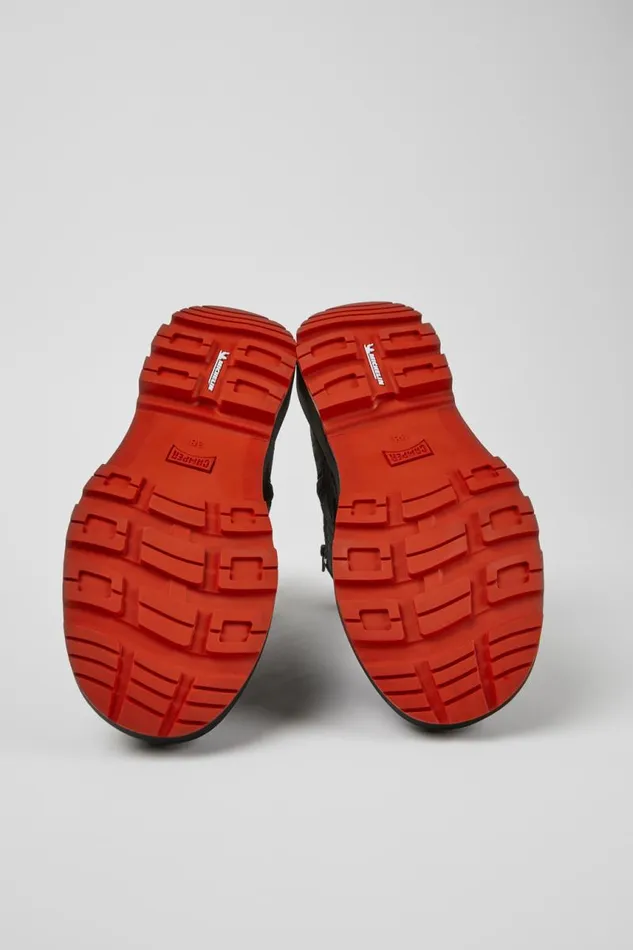 Boots Women Camper Brutus Trek MICHELIN Black Nubuck Ankle Boots Boots Women Camper Brutus Trek MICHELIN Black Nubuck Ankle Boots