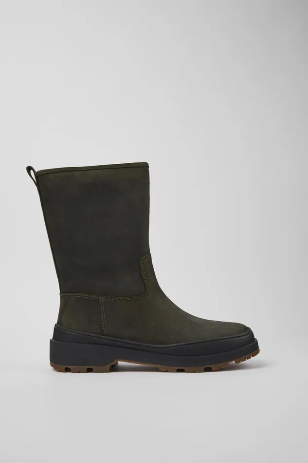 Boots Women Camper Brutus Trek MICHELIN Green Nubuck Boots Boots Women Camper Brutus Trek MICHELIN Green Nubuck Boots