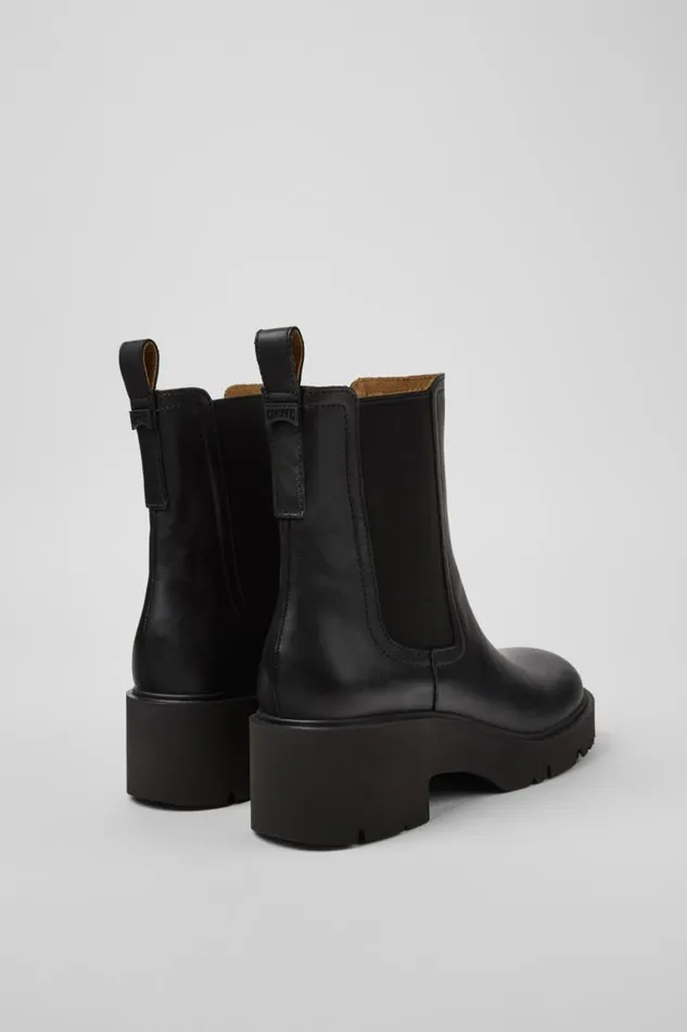 Boots Women Camper Milah Black Leather Ankle Boots Boots Women Camper Milah Black Leather Ankle Boots