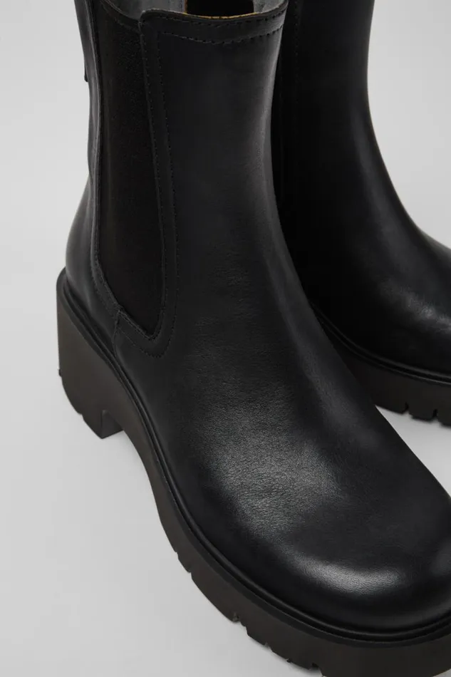 Boots Women Camper Milah Black Leather Ankle Boots Boots Women Camper Milah Black Leather Ankle Boots