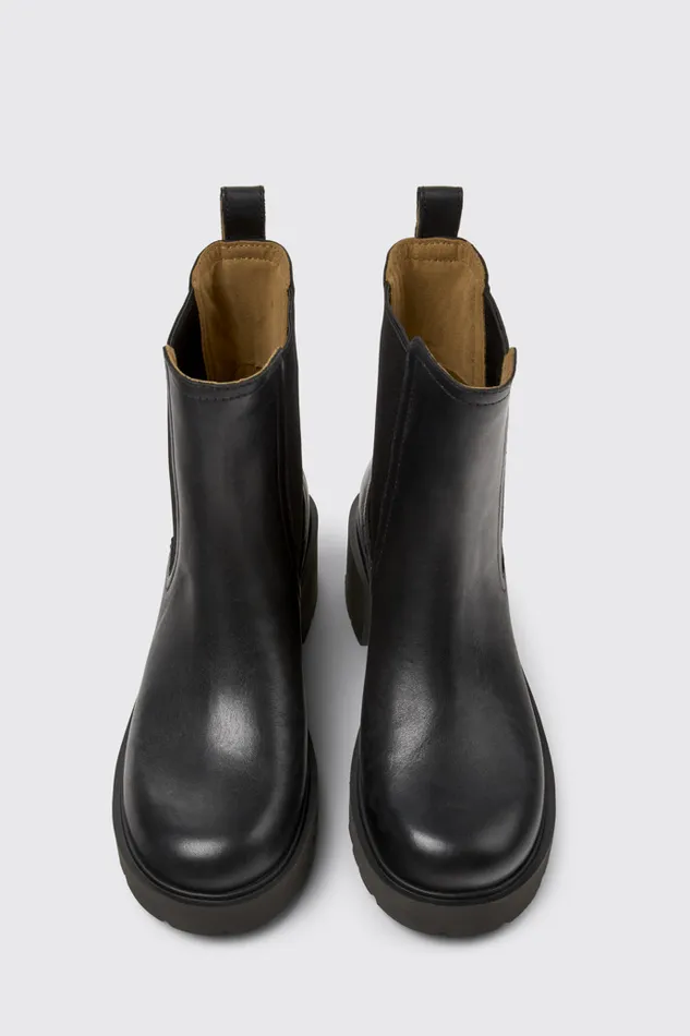Boots Women Camper Milah Black Leather Ankle Boots Boots Women Camper Milah Black Leather Ankle Boots