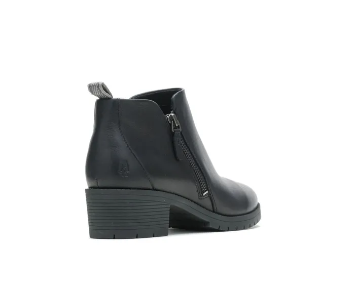 Boots Women Hadley Side Zip Boot Black Leather Hush Puppies Boots Women Hadley Side Zip Boot Black Leather Hush Puppies