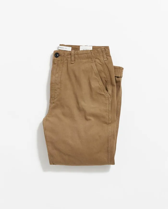 Bottoms Men Billy Reid Canvas Chino Pant Moss Green