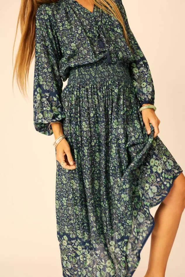 Bottoms Shop Natalie Martin BELLA SKIRT Petite Fleur Marine