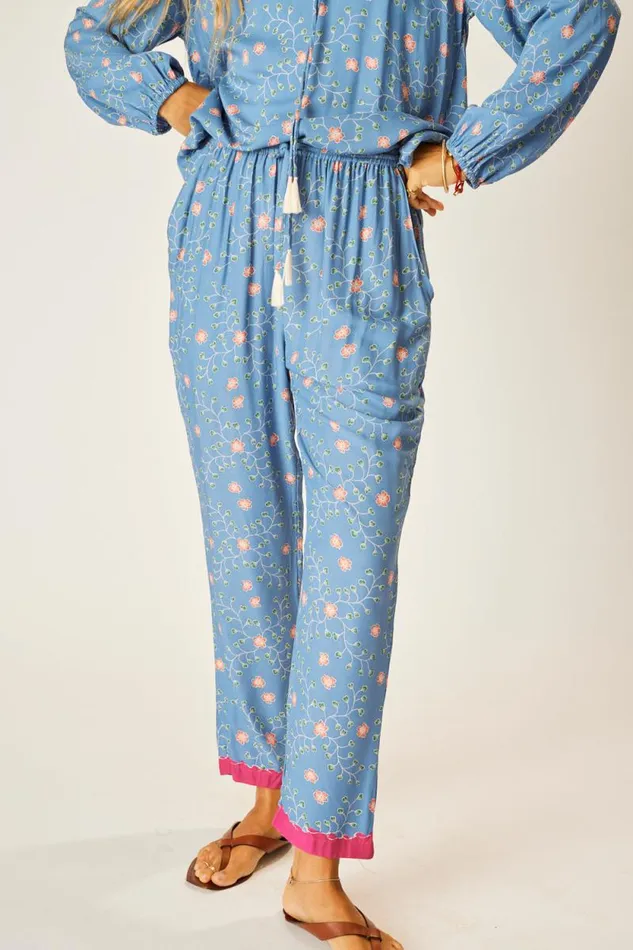 Bottoms Shop Natalie Martin BIANCA PANT Pinwheel Denim