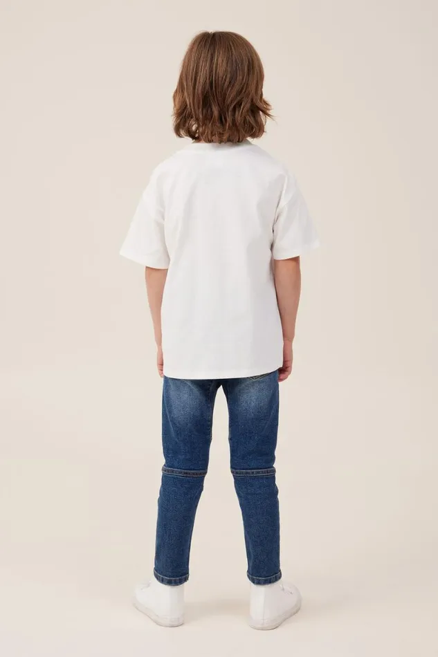 Boys 214 Pants and Jeans Cotton On Skinny Fit Moto Jean Sorrento Dark Blue