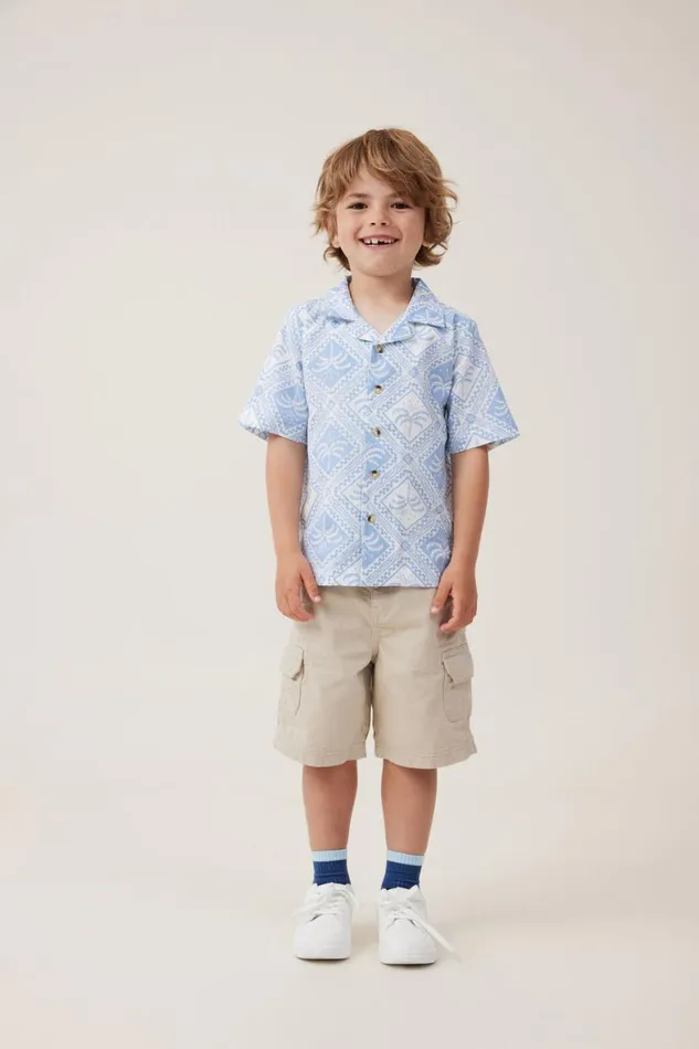 Boys 214 Shorts Cotton On Cargo Short Rainy Day