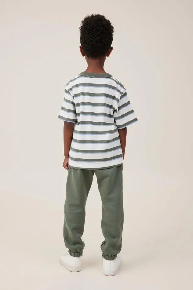 Boys 214 Sweatshirts and Sweatpants Cotton On Coby Moto Trackpant Swag Green