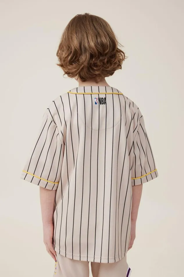 Boys 214 Tops and TShirts Cotton On License Baseball Tee Lcn Nba Rainy Dayla Lakers