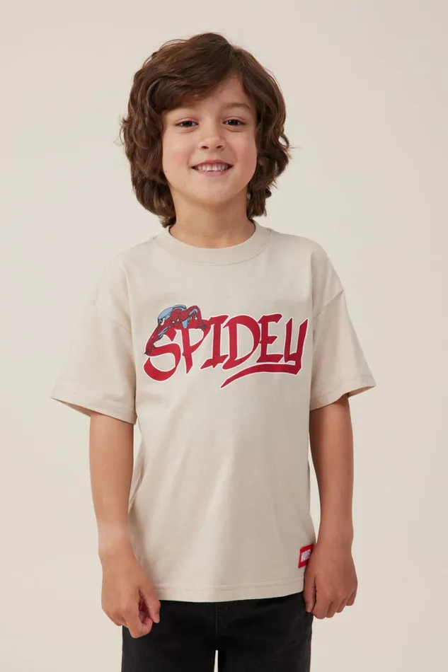 Boys 214 Tops and TShirts Cotton On License Drop Shoulder Short Sleeve Tee Lcn Mar Rainy Dayspiderman Great Power Boys 214 Tops and TShirts Cotton On License Drop Shoulder Short Sleeve Tee Lcn Mar Rainy Dayspiderman Great Power