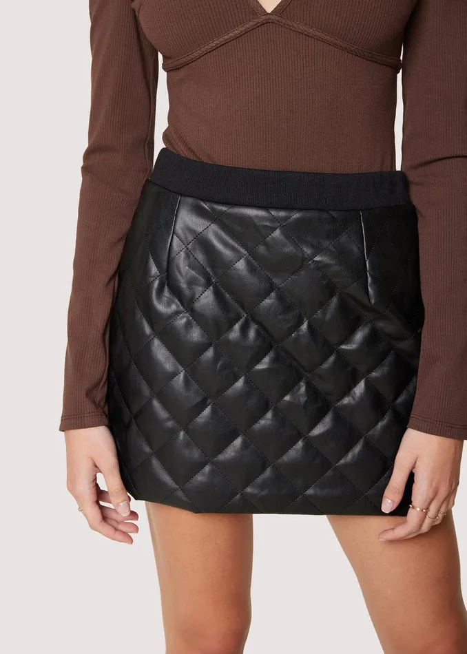 Bring On The Night Mini Skirt Black Women Lost Wander Skirts