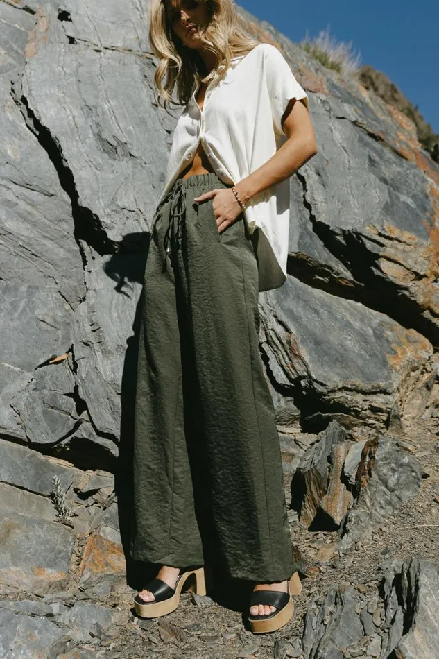 Caitlyn Button Up In Cream Cream Women Bohme Tops