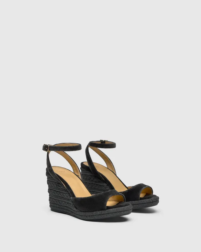 Castaer Bles243 Plomo Women Wedges
