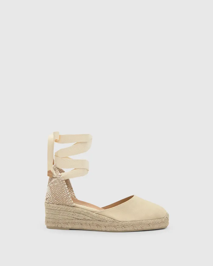 Castaer Carina3001 Ivory Women Wedges
