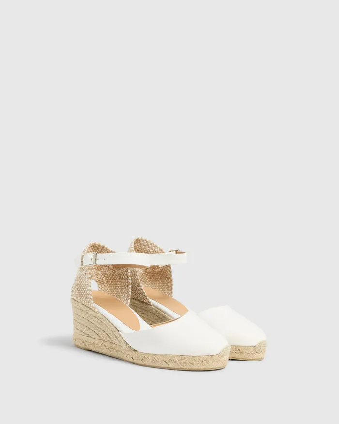 Castaer Carol6001 Blanco Women Wedges