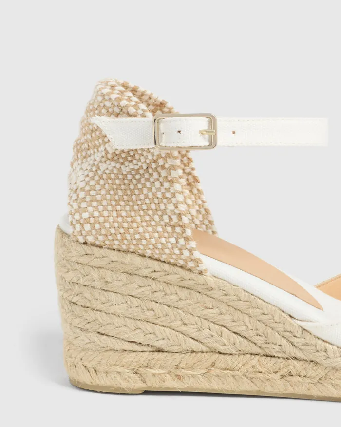 Castaer Carol6001 Blanco Women Wedges