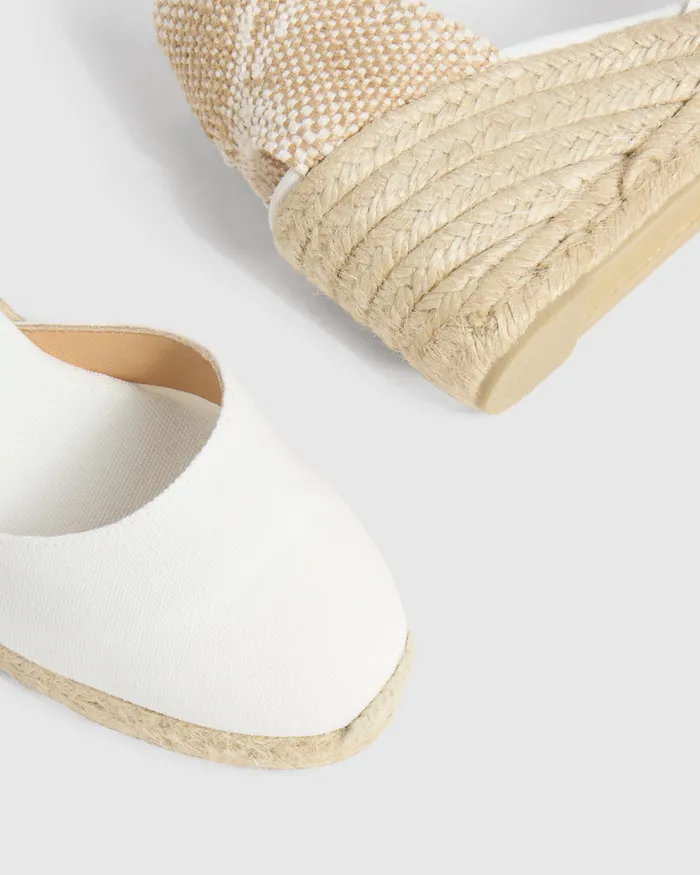 Castaer Carol6001 Blanco Women Wedges