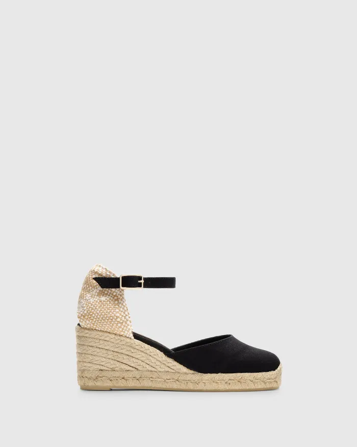Castaer Carol6001 Negro Women Wedges
