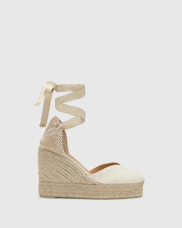 Castaer Chiara8ed032 Blancooro Women Wedges