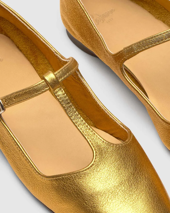 Castaer Ginebra244 Oro Women Flats