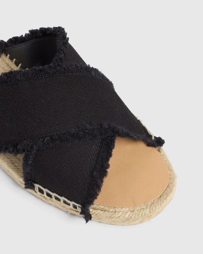 Castaer Palmera001 Negro Women Flats