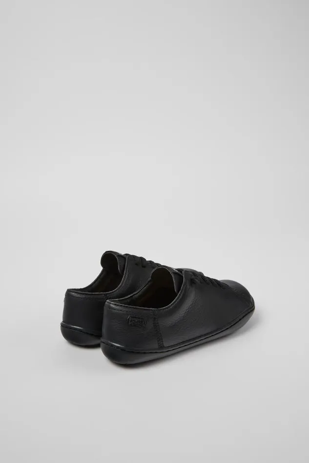Casual Shoes Kids Camper Peu Black Leather Kids039 Shoe