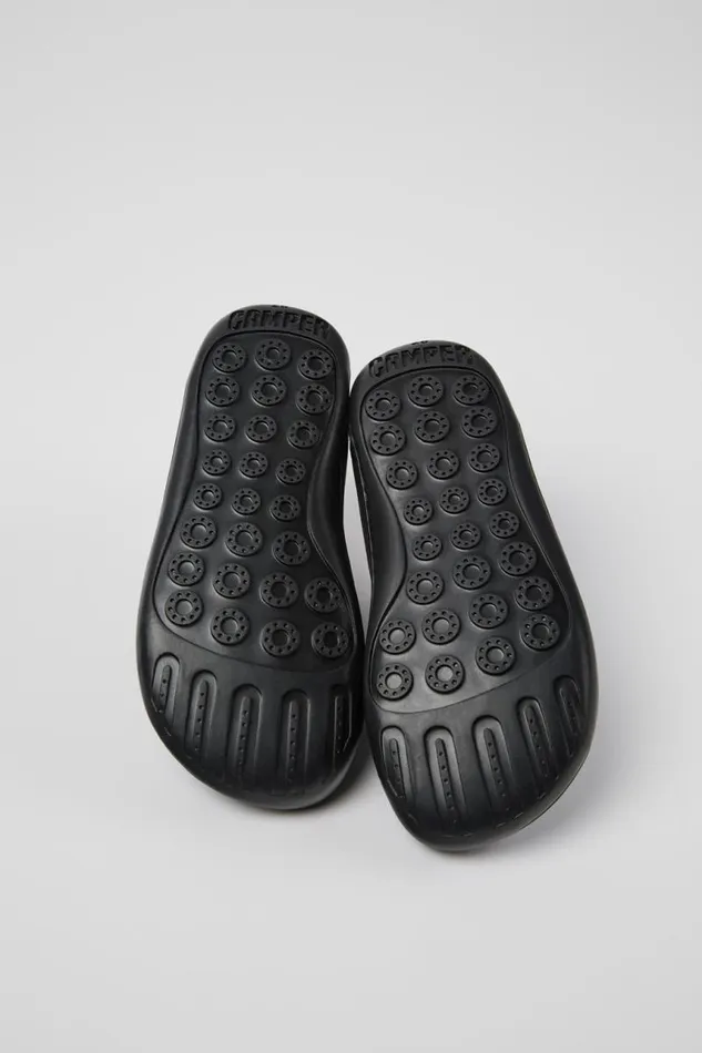 Casual Shoes Kids Camper Peu Black Leather Kids039 Shoe