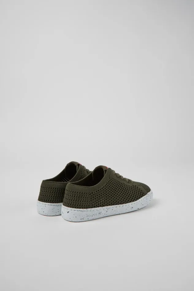 Casual Shoes Kids Camper Peu Touring Green Textile Shoes Casual Shoes Kids Camper Peu Touring Green Textile Shoes