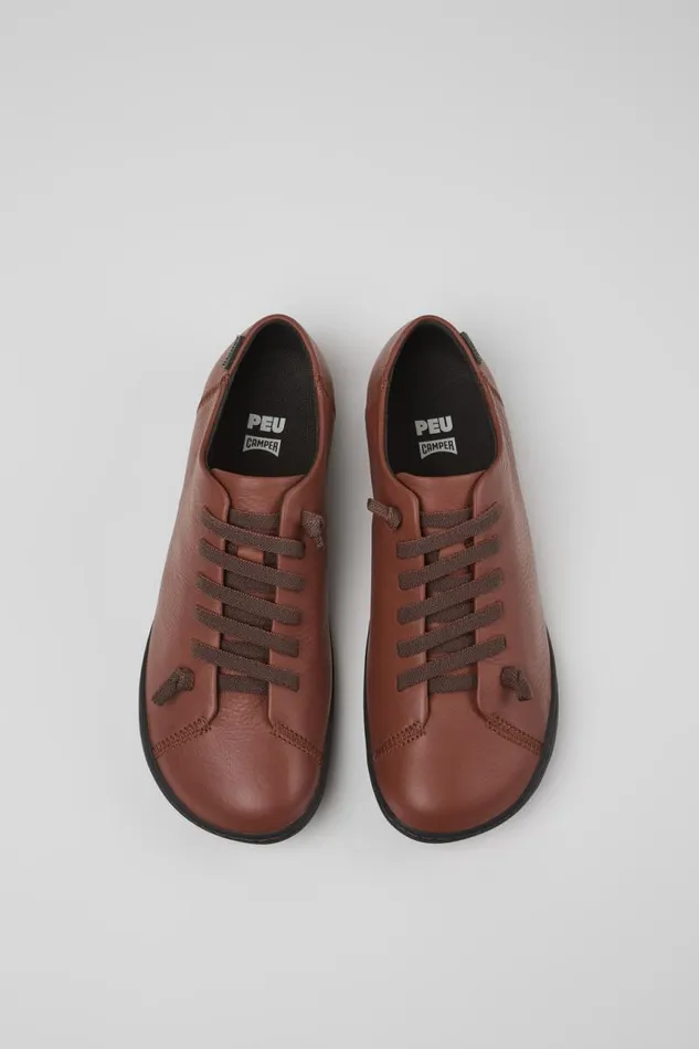 Casual Shoes Women Camper Peu Red Leather Shoes Casual Shoes Women Camper Peu Red Leather Shoes