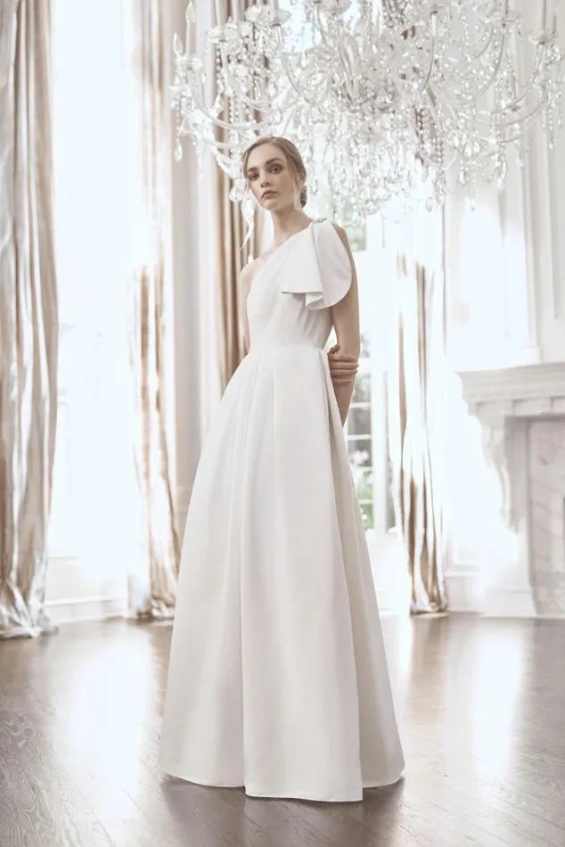 Ceremony Women Sachin and Babi Martina Gown 8211 Ivory