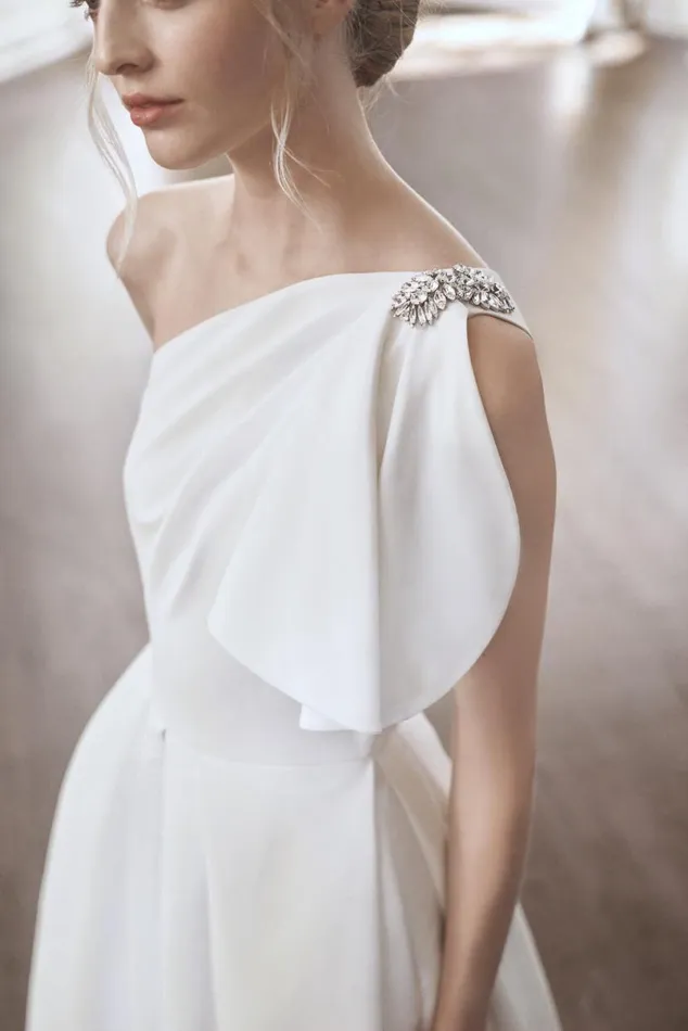 Ceremony Women Sachin and Babi Martina Gown 8211 Ivory