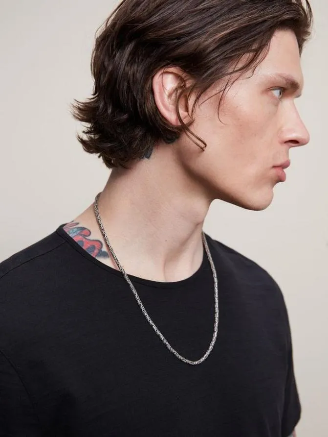 CHAIN NECKLACE Silver Accessories John Varvatos Jewelry