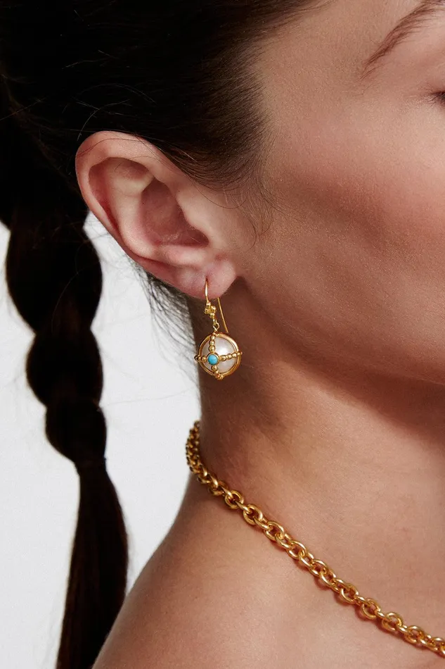 Charlotte Earrings White Pearl Mix Women Chan Luu Earrings