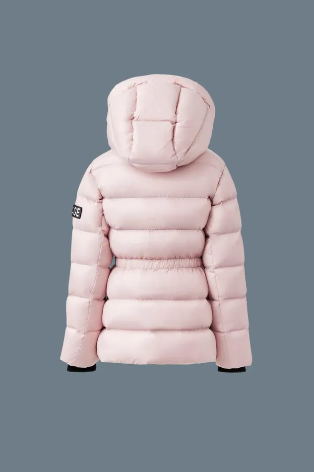 Coats and Jackets Kids Mackage ALANNIST Lustrous Medium Down Parka With Hood For Toddlers 26 Years Rose
