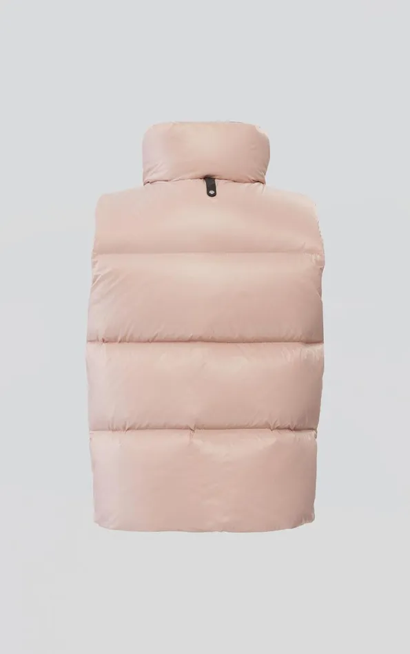 Coats and Jackets Kids Mackage CHARLEE Lustrous Light Down Puffer Vest For Kids 814 Years Black