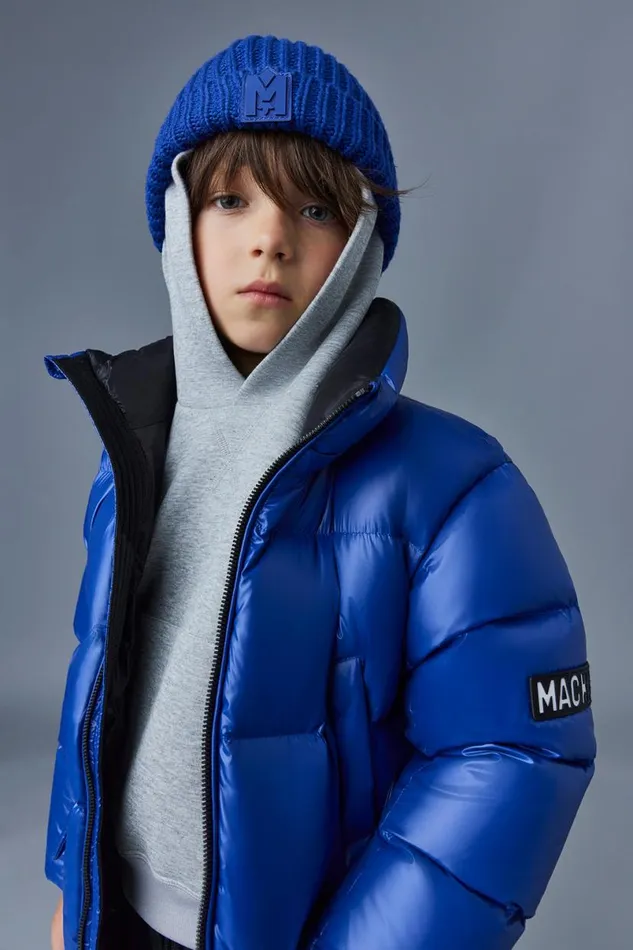 Coats and Jackets Kids Mackage KENNIE Lustrous Light Down Parka With Hood For Toddlers 26 Years Flame