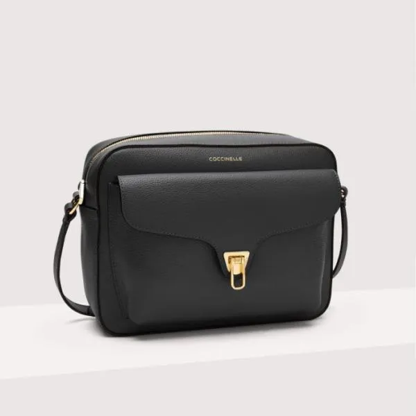Coccinelle Beat Medium Soft Noir Women Coccinelle Crossbody Bags
