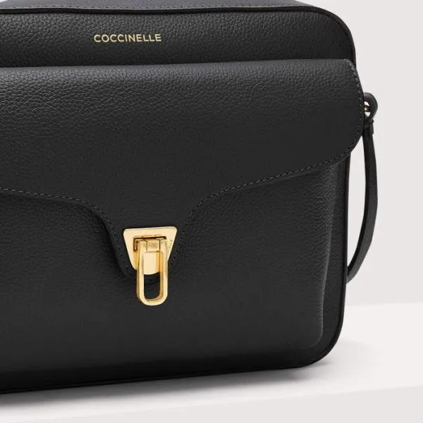 Coccinelle Beat Medium Soft Noir Women Coccinelle Crossbody Bags