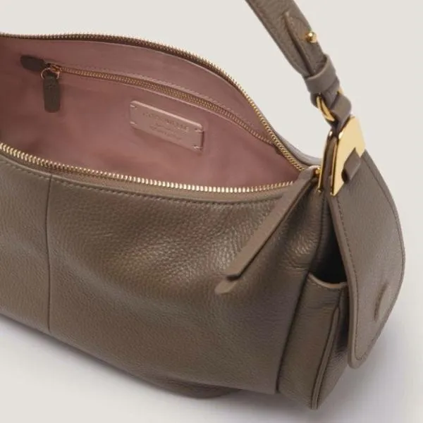 Coccinelle Campus Large Warm Taupe Women Coccinelle Shoulder Bags Coccinelle Campus Large Warm Taupe Women Coccinelle Shoulder Bags