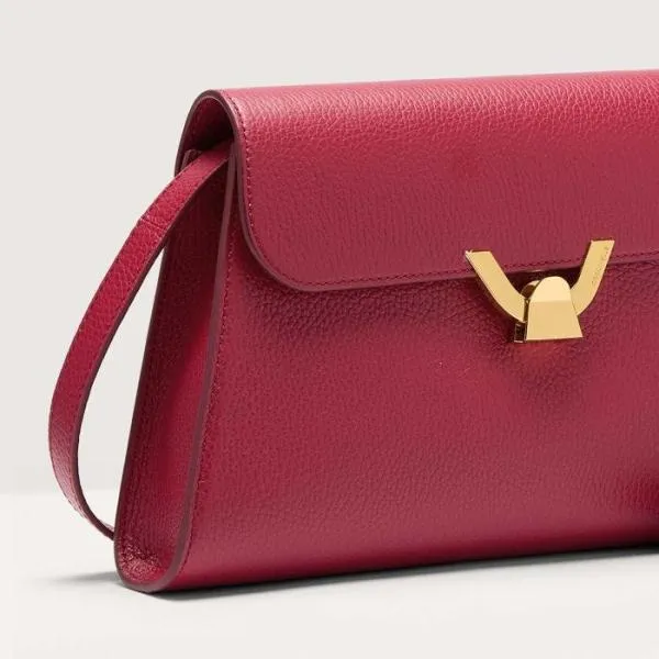 Coccinelle Dew Medium Sangria Women Coccinelle Shoulder Bags Coccinelle Dew Medium Sangria Women Coccinelle Shoulder Bags
