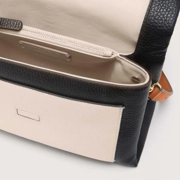 Coccinelle Dorian Tricolor Small Noirlambscuir Women Coccinelle Shoulder Bags Coccinelle Dorian Tricolor Small Noirlambscuir Women Coccinelle Shoulder Bags